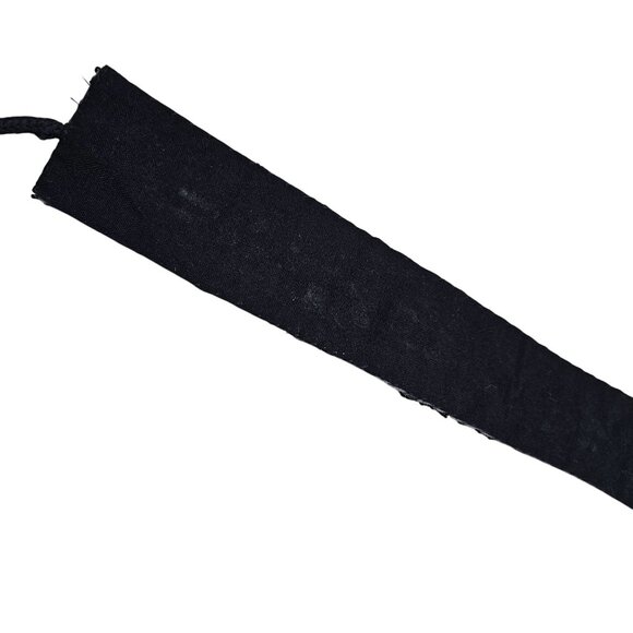 Handcrafted Beaded Black Beige‎ Bohemian Belt Cowrie Shells Carved Turtle Tie - Picture 10 of 11